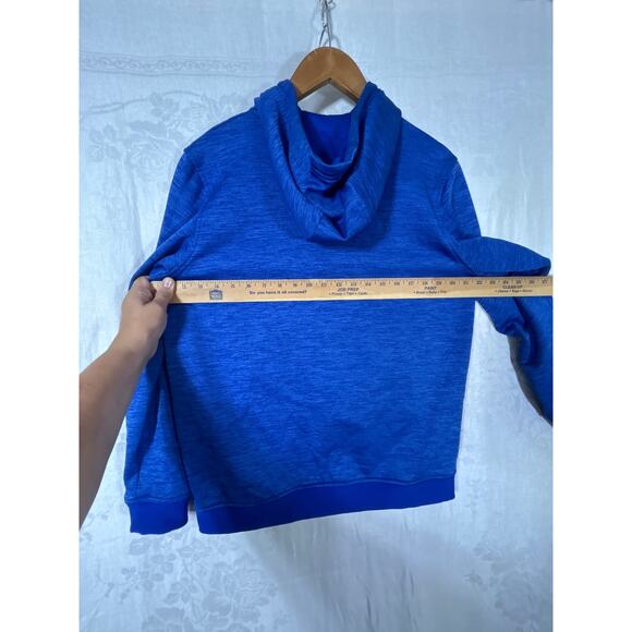 Under Armour Hoodie Medium Blue Heather Loose Coldgear - Picture 9 of 10